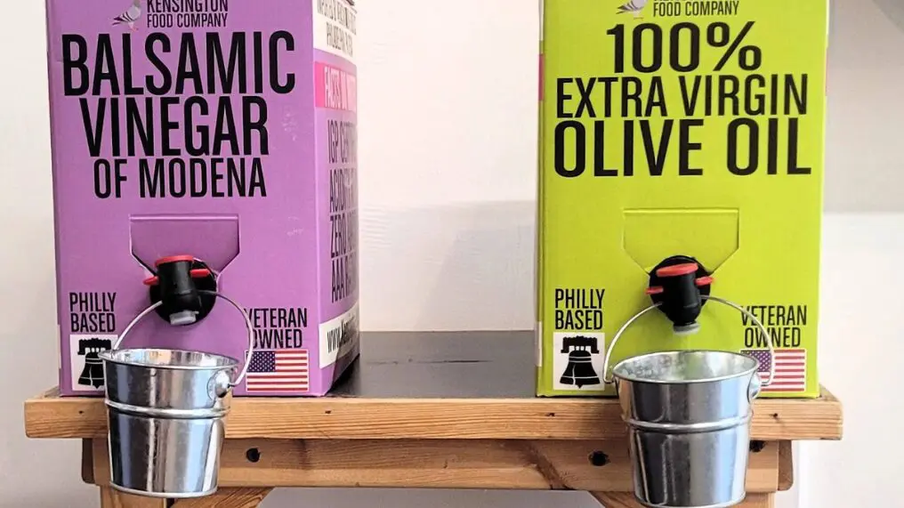 Balsamic vinegar and olive oil dispensers