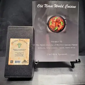 Old Norse World Cuisine cookbook display