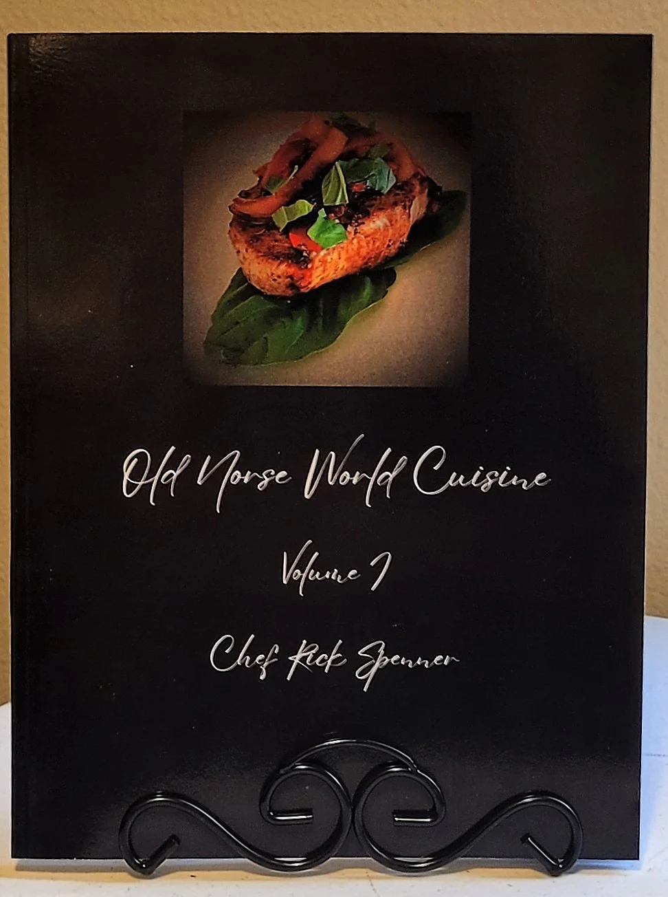 Culinary book with elegant design